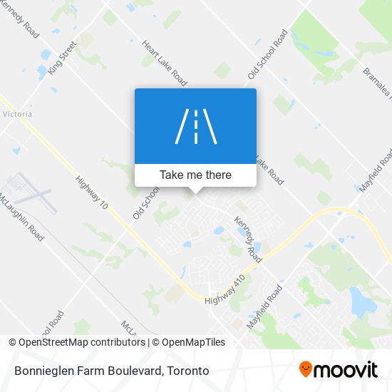 Bonnieglen Farm Boulevard map
