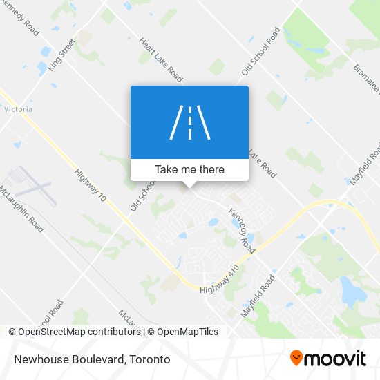 Newhouse Boulevard map