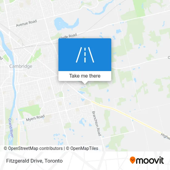 Fitzgerald Drive map