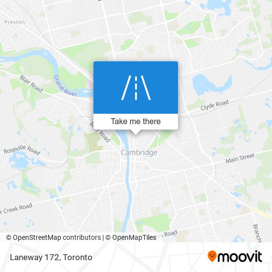 Laneway 172 map