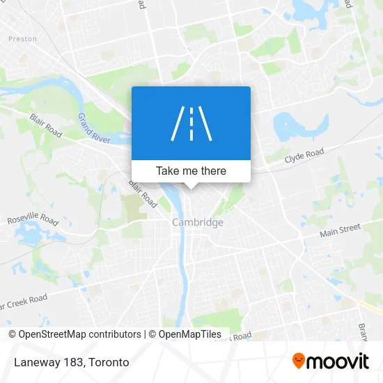 Laneway 183 map