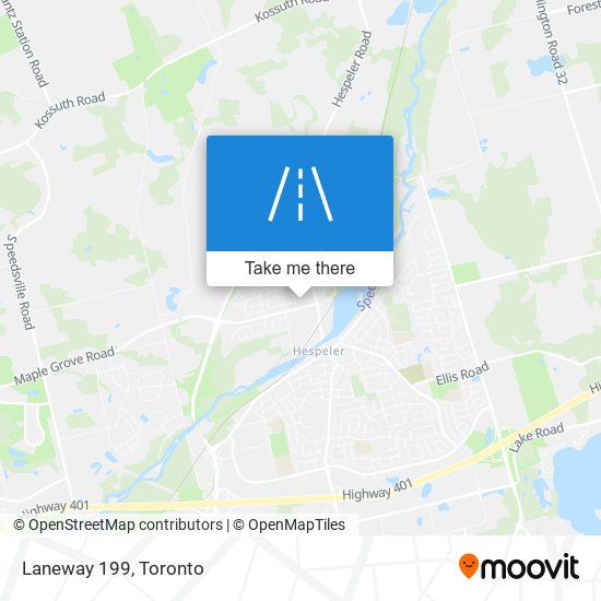 Laneway 199 map