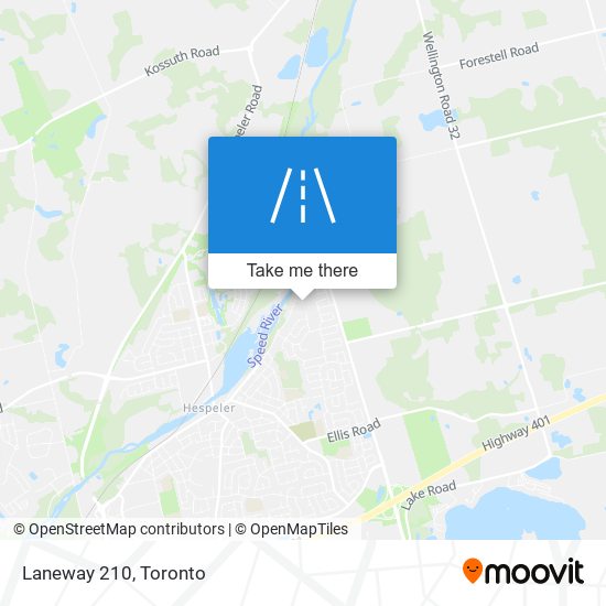 Laneway 210 map