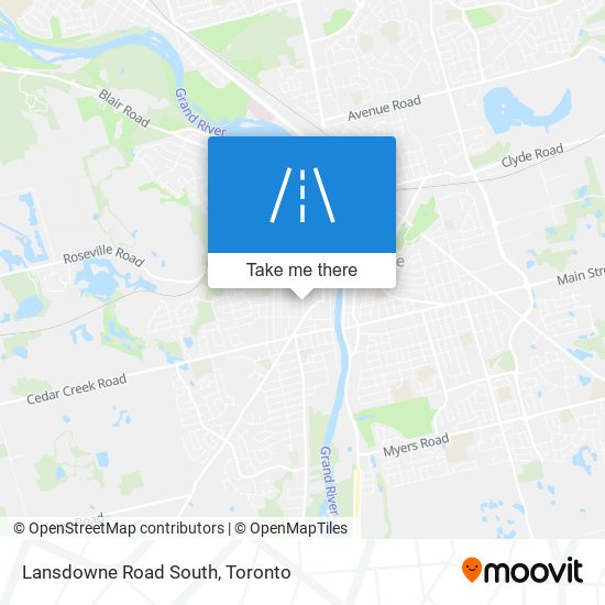 Lansdowne Road South map