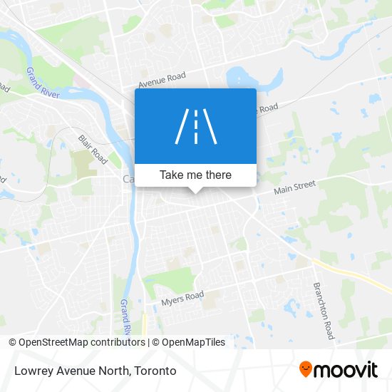 Lowrey Avenue North map