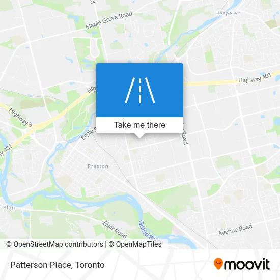 Patterson Place map