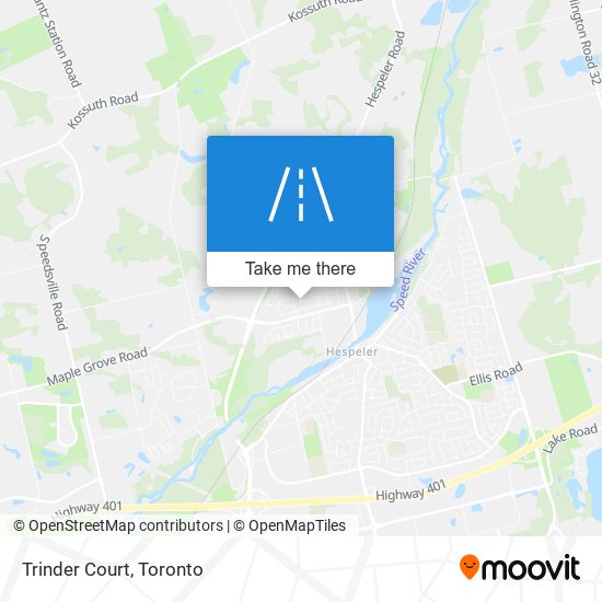 Trinder Court map