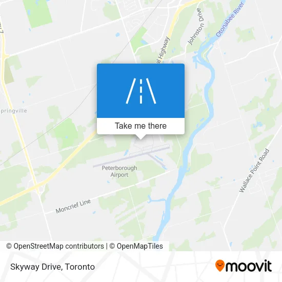 Skyway Drive map