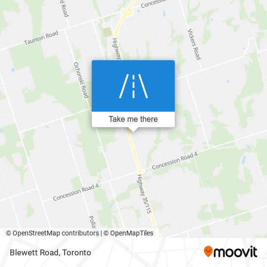 Blewett Road map