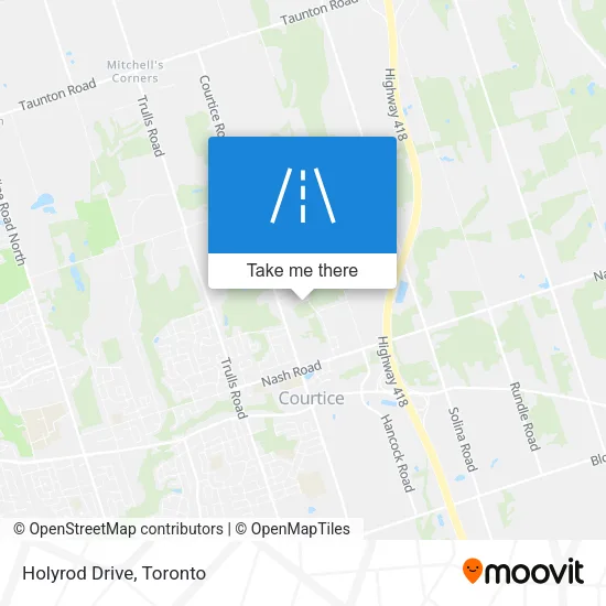 Holyrod Drive map