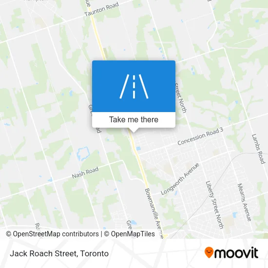 Jack Roach Street map