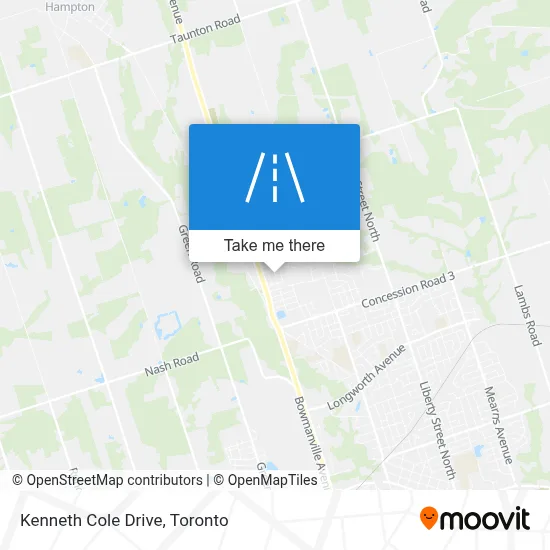 Kenneth Cole Drive map