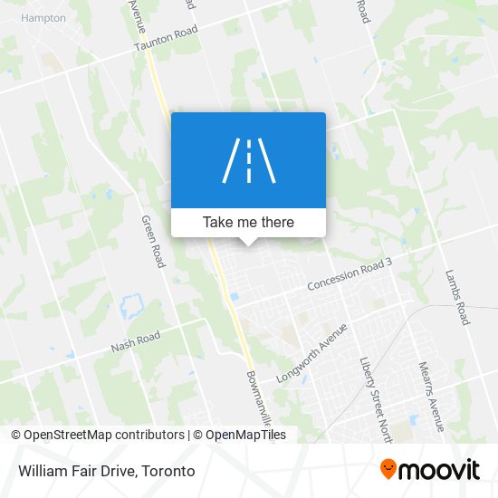 William Fair Drive map