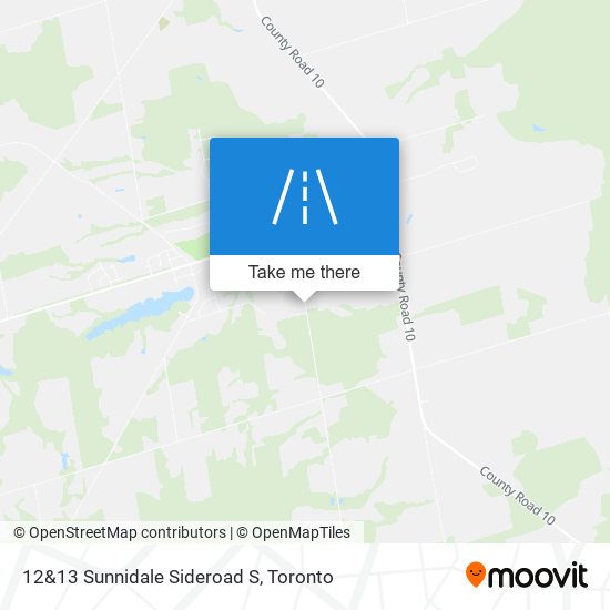 12&13 Sunnidale Sideroad S map