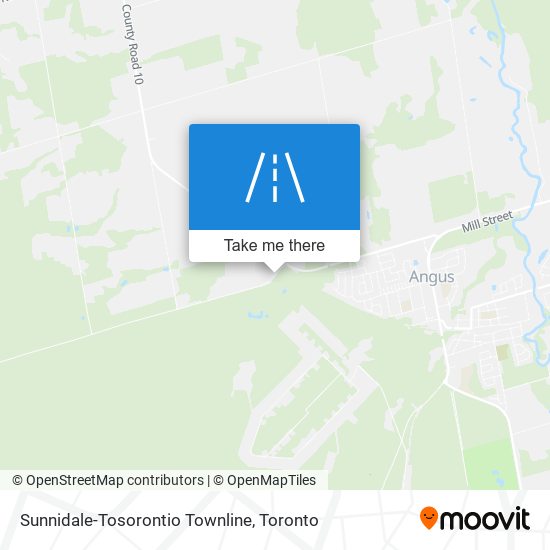 Sunnidale-Tosorontio Townline map