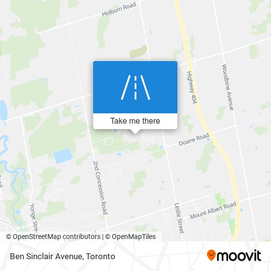 Ben Sinclair Avenue map