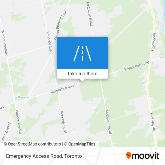 Emergency Access Road map