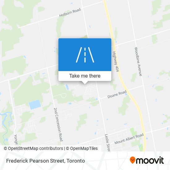 Frederick Pearson Street map