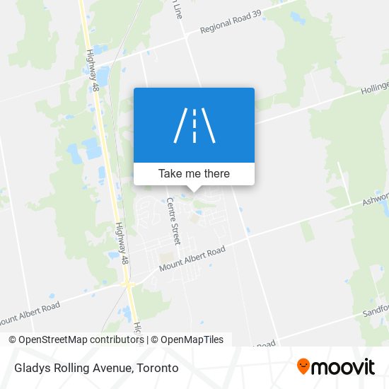 Gladys Rolling Avenue map