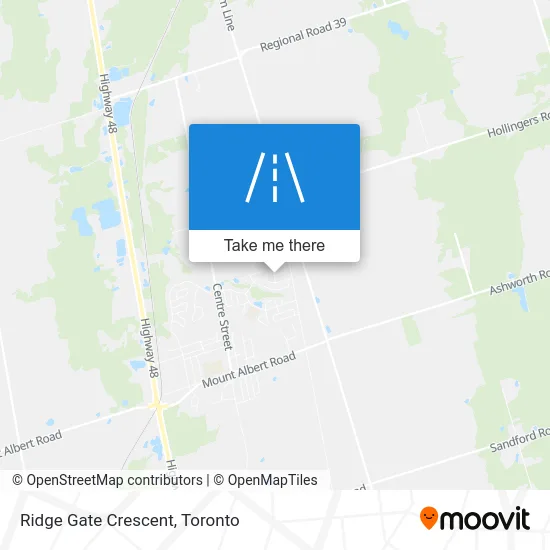 Ridge Gate Crescent map