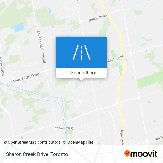 Sharon Creek Drive plan