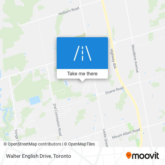 Walter English Drive map