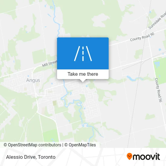 Alessio Drive map