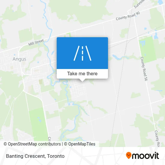 Banting Crescent map