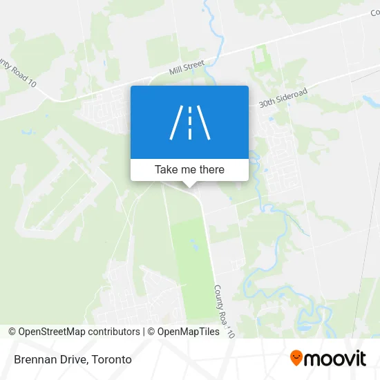 Brennan Drive map