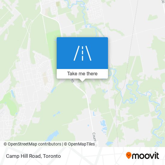 Camp Hill Road map
