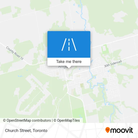 Church Street map