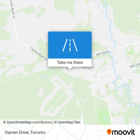 Darren Drive map