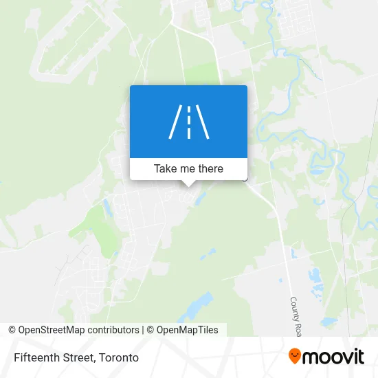 Fifteenth Street map