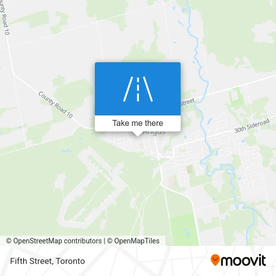 Fifth Street map