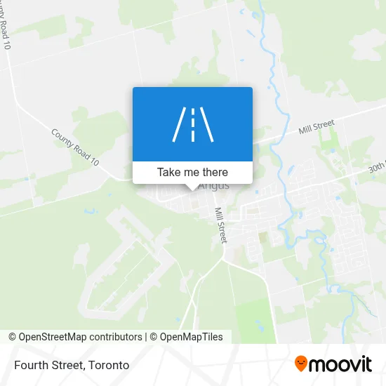 Fourth Street map