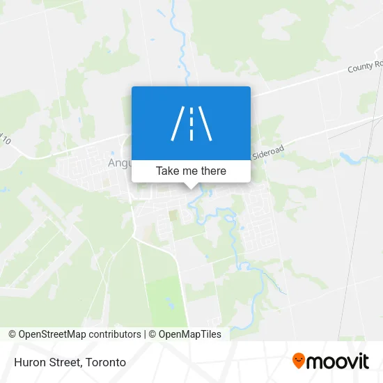 Huron Street map