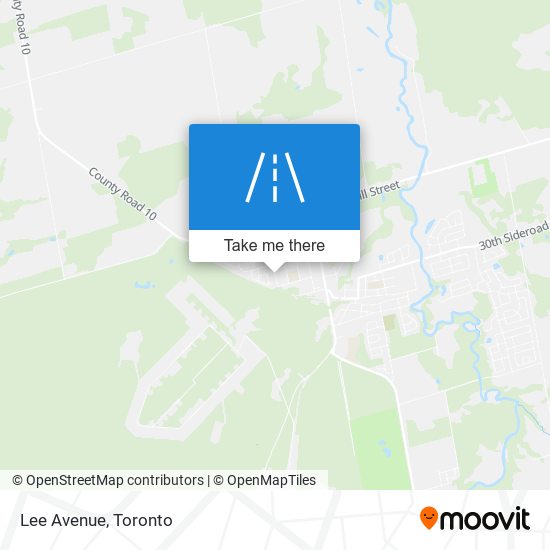 Lee Avenue map