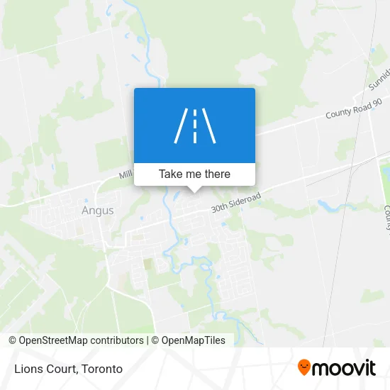 Lions Court map