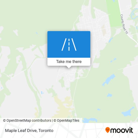 Maple Leaf Drive plan