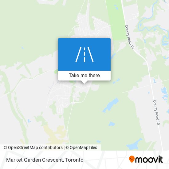 Market Garden Crescent map
