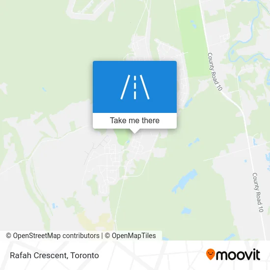 Rafah Crescent map