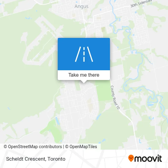 Scheldt Crescent map