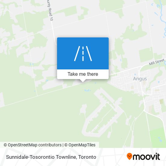Sunnidale-Tosorontio Townline plan