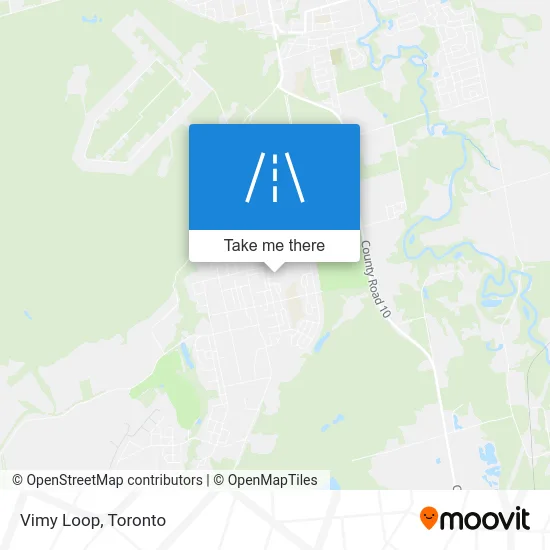Vimy Loop map