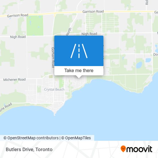 Butlers Drive map