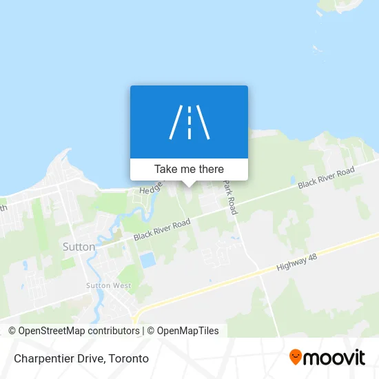 Charpentier Drive map