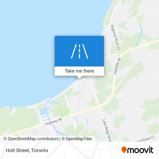 Holt Street map