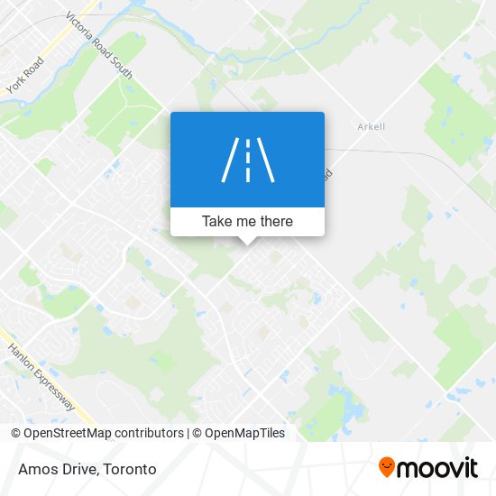 Amos Drive map