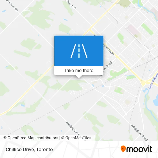 Chillico Drive map