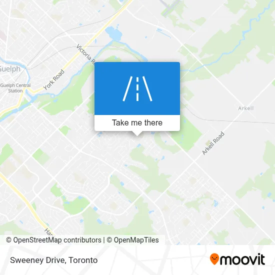 Sweeney Drive map